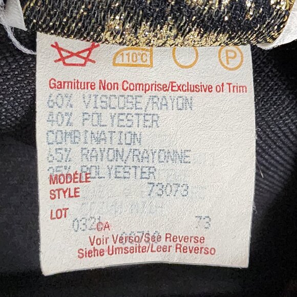 Joseph Ribkoff Creations VTG Leopard Print Double Breasted Romper Mobwife - Picture 9 of 9